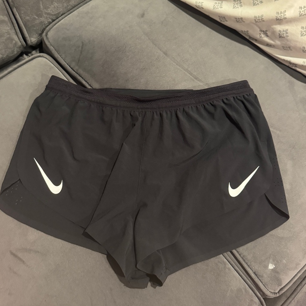 Nike Women's Aeroswift Black Athletic Shorts